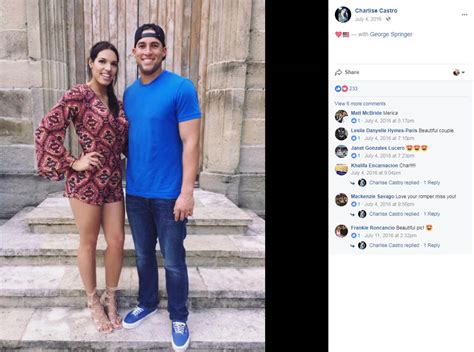 George iii (george william frederick; Astros outfielder, MVP George Springer's wife shows off ...