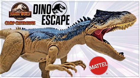 2021 Mattel Jurassic World Camp Cretaceous Roar Attack Allosaurus Review Dino Escape