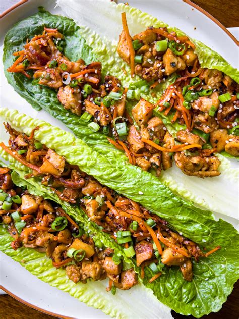 Asian Chicken Lettuce Wrap {paleo Whole30 Gluten Free}