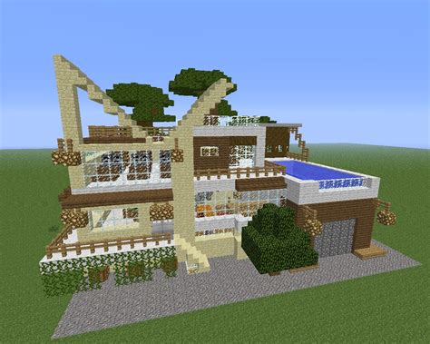 Minecraft modernes haus (modern house). Modernes Haus Minecraft Project