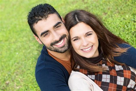 Couple Lying In Grass Stock Image Image Of Park Lifestyle 37248005