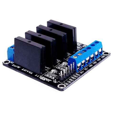 1248 Channel Solid State Relay Module Ssr Low Level 5v 2a Arduino
