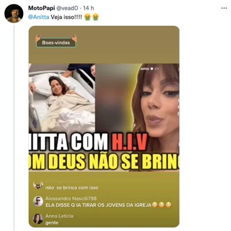 Anitta Se Pronuncia Após Rumor De Que Está Com Hiv Confira