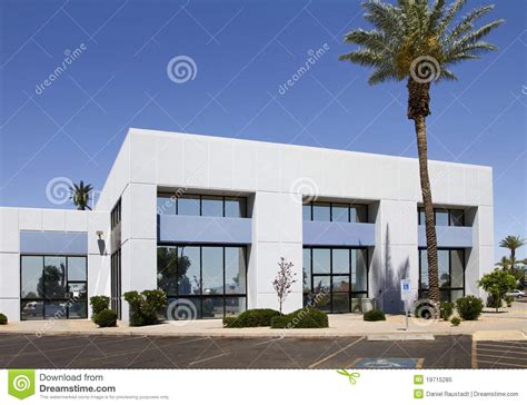 New Modern Corporate Office Building Entrance Stock Image