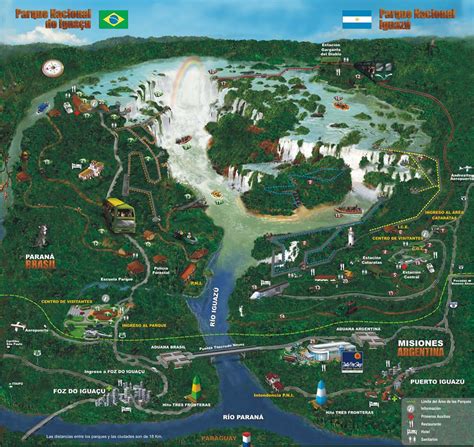Where Is Iguazu Falls Argentina Map