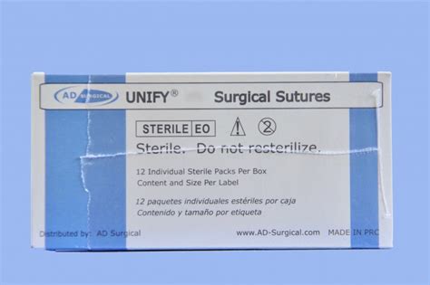 1 Suture M S418r19 4 0 Ad Surgical Unify Silk Suture Black 18 Fs 2
