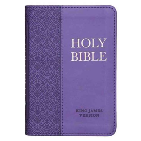 Kjv Mini Pocket Bible Purple Red Letter Edition Koorong