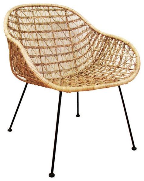 These rare chairs feature a rattan frame covered with woven wic. Pin on products