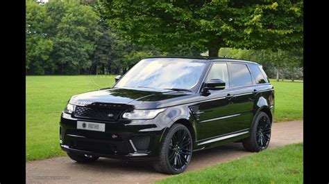 The Incredible All Black Range Rover Sport Svr Sold Youtube