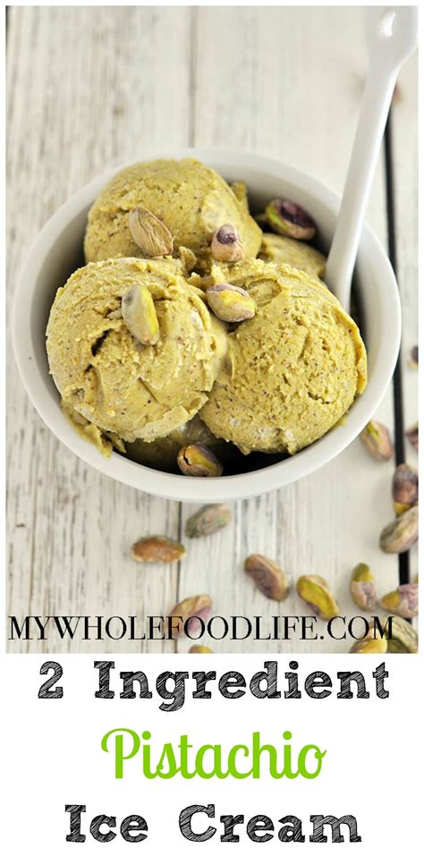 The coffee and donut flavor features delish coffee ice cream sprinkled with yummy vanilla donut pieces. 2 Ingredient Pistachio Ice Cream (Vegan) - My Whole Food ...