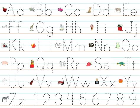 Printable Alphabet Writing Practice Sheets Letter Worksheets