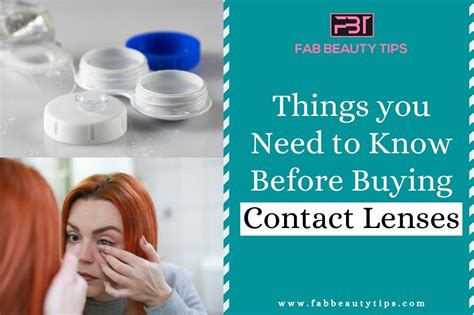 Things You Need To Know Before Buying Contact Lenses