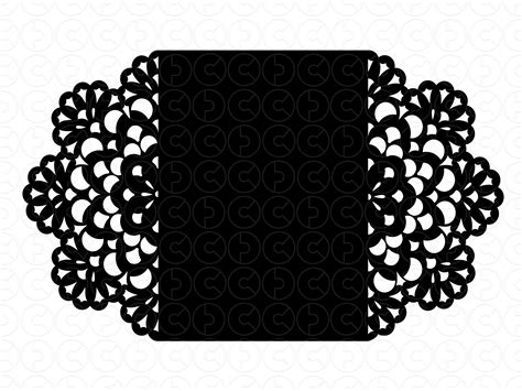 Lace Card Folder Svg Cut File For Cricut Works With 5x7 Card Instant