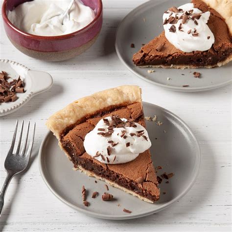 Chocolate Chess Pie Recipe How To Make It Taste Of Home