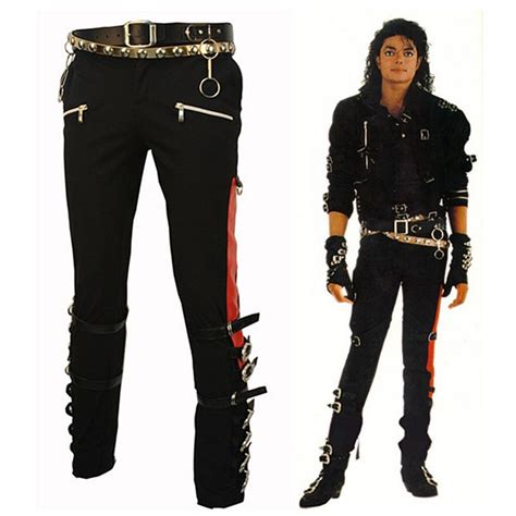 Original Michael Jackson BAD Concert Pants Trousers Cosplay Costume