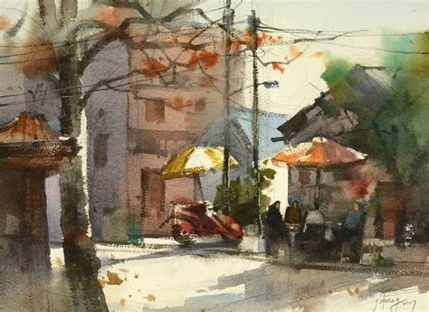 Maybe you would like to learn more about one of these? Jasmine Huang Mar 17 | Watercolor architecture, Art world, Watercolor landscape