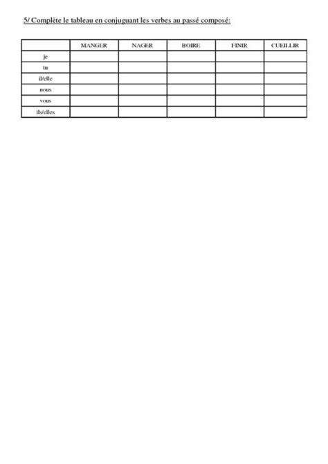 J' ai parlé / venir : Passé composé - Leçon - Cm1 - Conjugaison - Cycle 3 - Pass ...