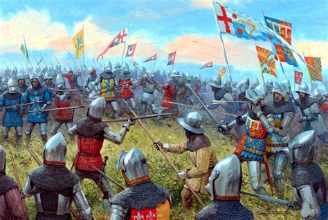 Battle Of Shrewsbury 1403 Medieval Drawings Wars Of The Roses