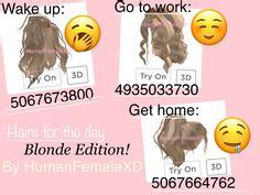 You can now search for specific hairstyles with this search function. 10+ Best Blonde hair roblox ideas | roblox, roblox codes ...