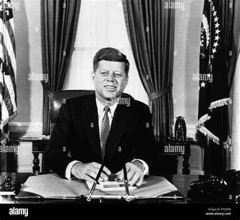 John F Kennedy 1917 1963 N35th President Of The United States