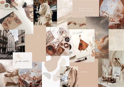 Beige Aesthetic Collage Laptop Wallpapers Aesthetic Desktop Wallpaper Laptop Wallpaper