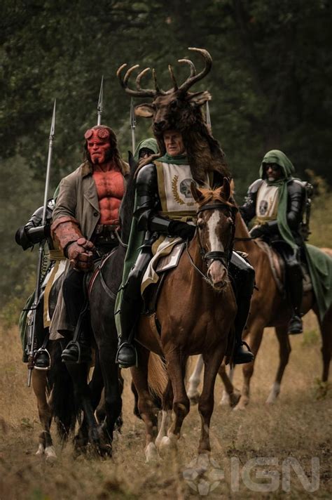 Hellboy Participating In The Wild Hunt From The Upcoming Reboot