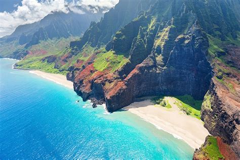 Kauai Garteninsel Mit Spektakulärer Küstenlandschaft Hawaii