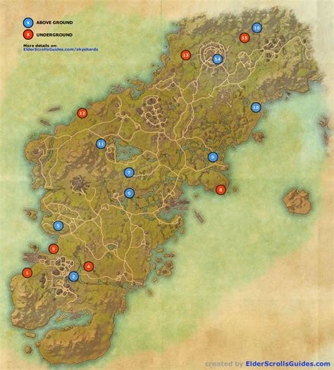 Glenumbra Skyshards Map Elder Scrolls Online Guides