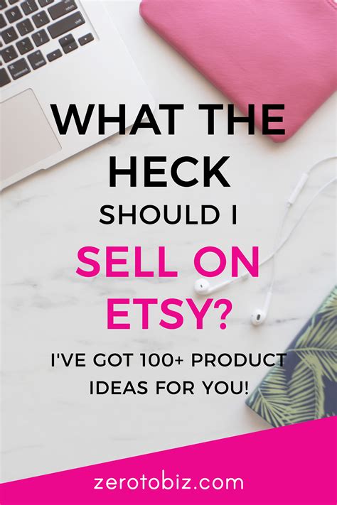 Product Ideas for Etsy Shops - zero to biz