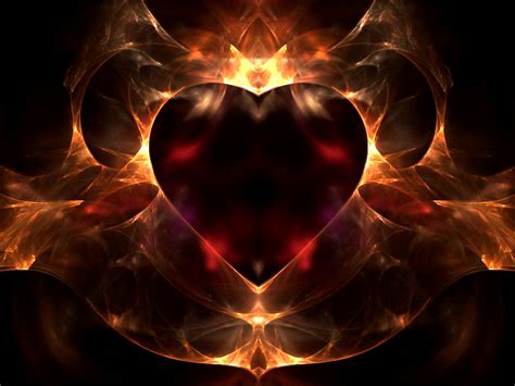 Abstract Heart Image Abyss