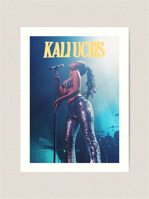 Kali Uchis Poster Performance Isolation Album Cover Art Print For