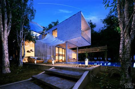 Contemporary Exteriors In Nature Visualized