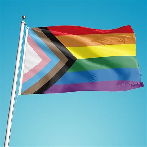 Rainbow Flag 3ftx5ft Outdoor All Inlcusive Progressive Pride 100D