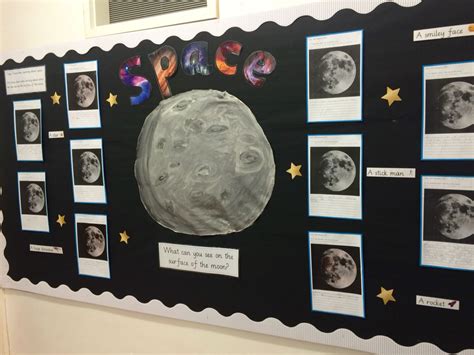 Space And The Moon Science Display Board Year 1 Ks1