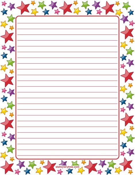 Printable Lined Paper With Border 09bee9bd4c410dc2105db1478e4e3c02