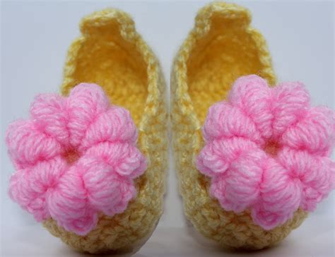 Crochet Baby Ballet Slippers Pattern