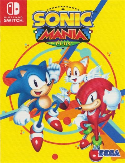 Sonic Mania Plus Cover Or Packaging Material Mobygames