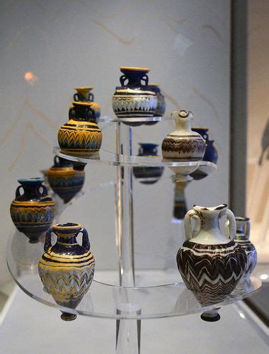 Core Formed Glass Amphoriskoi Archaeological Museum Of Aiani Αιανή Ancient Egypt Civilization