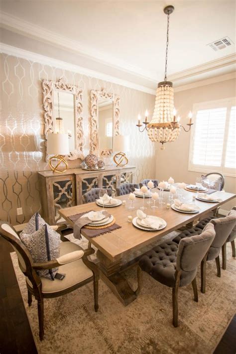 Find a style that best suits you. Comfortable Dining Chairs in Elegant Dining Room | HGTV