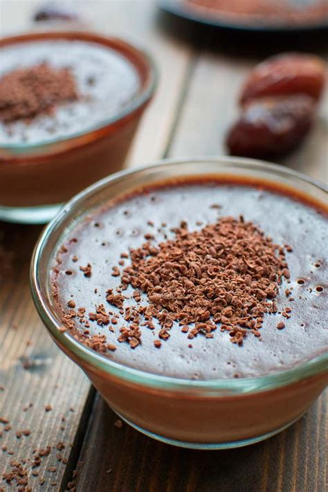 This dark chocolate avocado mousse is quick and easy to make in the food processor, made with healthier ingredients, and it tastes absolutely decadent! Rich and smooth, this 4 Ingredient Chocolate Mousse made ...