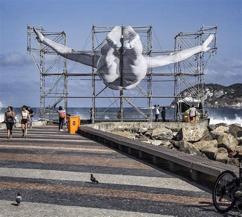 Jr Installs Larger Than Life Sized Athletes In Rio De Janeiro