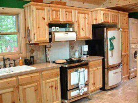 The most common pine kitchen cabinet material is wood. Unfinished Pine Kitchen Cabinets | Pine kitchen cabinets ...