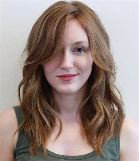 Long Layered Haircuts With Bangs For Oval Faces