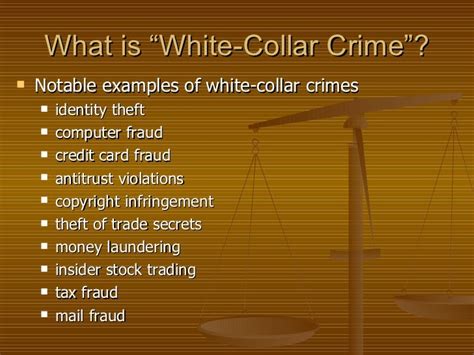 Ch 9 White Collar And Organized Crime
