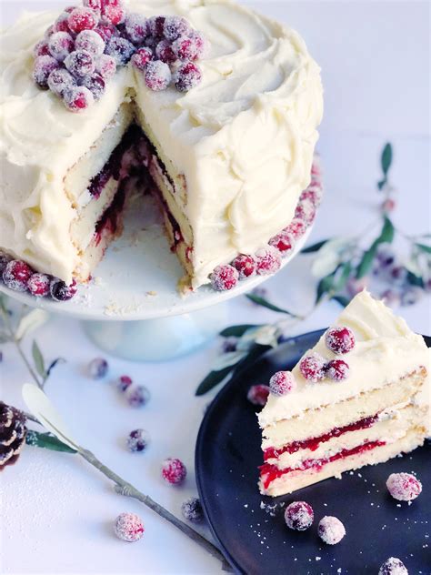» white chocolate morsels + fresh cranberries. White Chocolate Cranberry Cake - Plum Street Collective