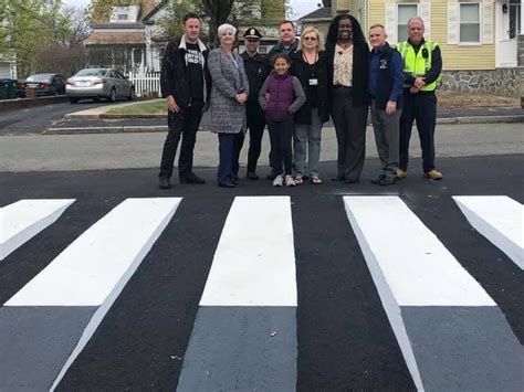 Medford Installs More 3d Crosswalks Outside Schools Medford Ma Patch