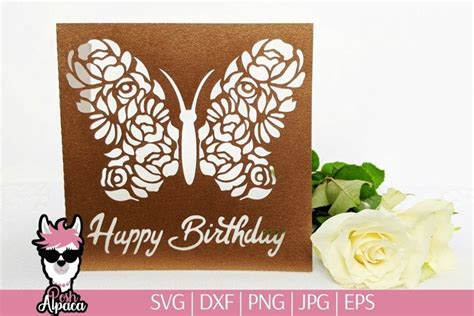 195 Butterfly Birthday Svg SVG PNG EPS DXF File