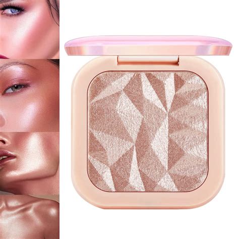 Evpct Nude Pink Cheek Shimmer Highlighter Highlight Makeup Palette