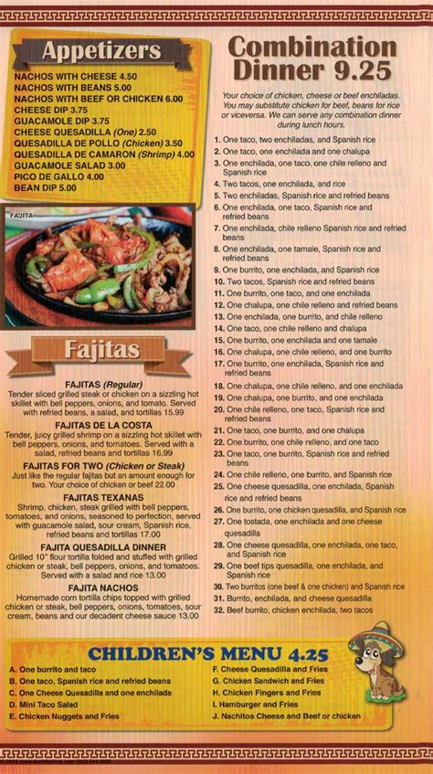 Azteca mexican restaurant menu download. Rey Azteca Authentic Mexican Cuisine | Johnstown Eats