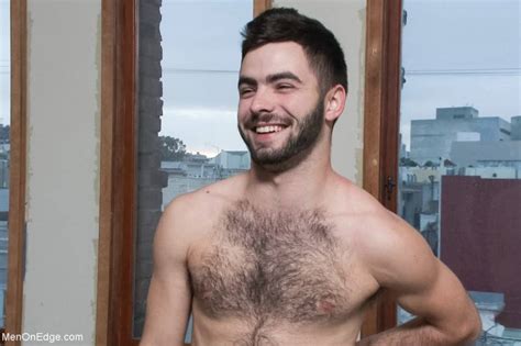 Hairy Stud Josh Long Tied Up And Edged For The First Time Men On Edge
